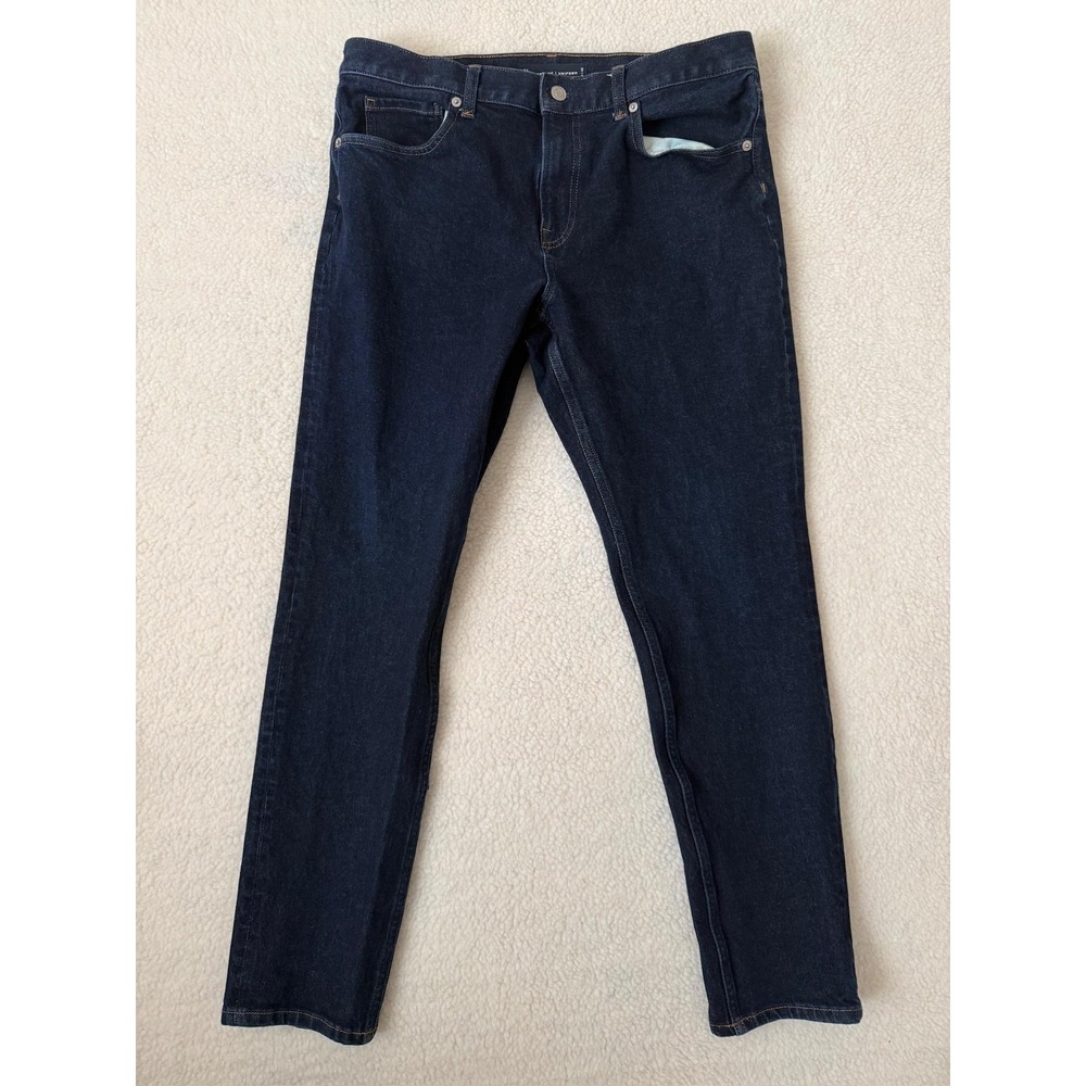 Everlane The Skinny Jean Jeans Mens 35x32 Slim Straight Stretch Denim Dark Wash